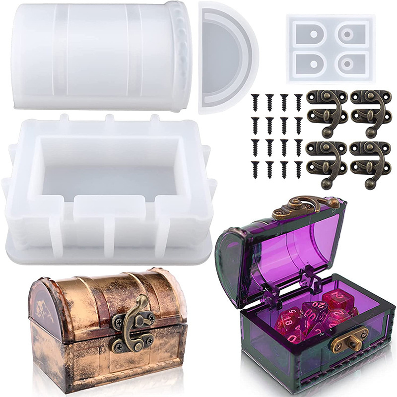 Craft Embellishment Storage - DIY Storage Box Silicone Mould Set