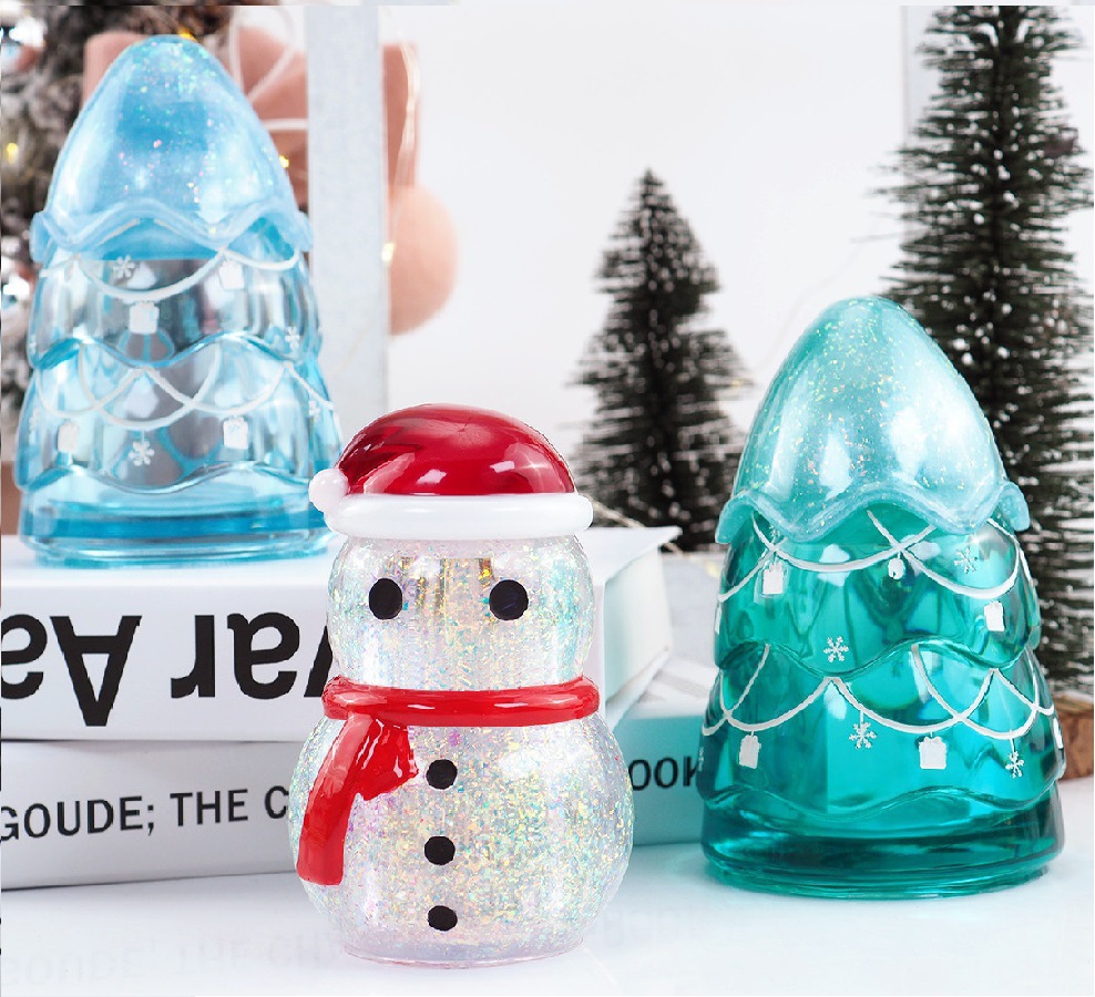 Christmas Storage Jar Epoxy Re - Craft Embellishment Storage recension och pris