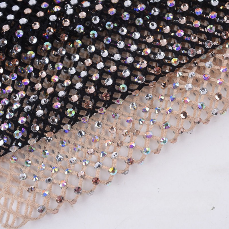 50x120cm Sewing Rhinestones Me - Crystal Mesh Fabric recension och pris