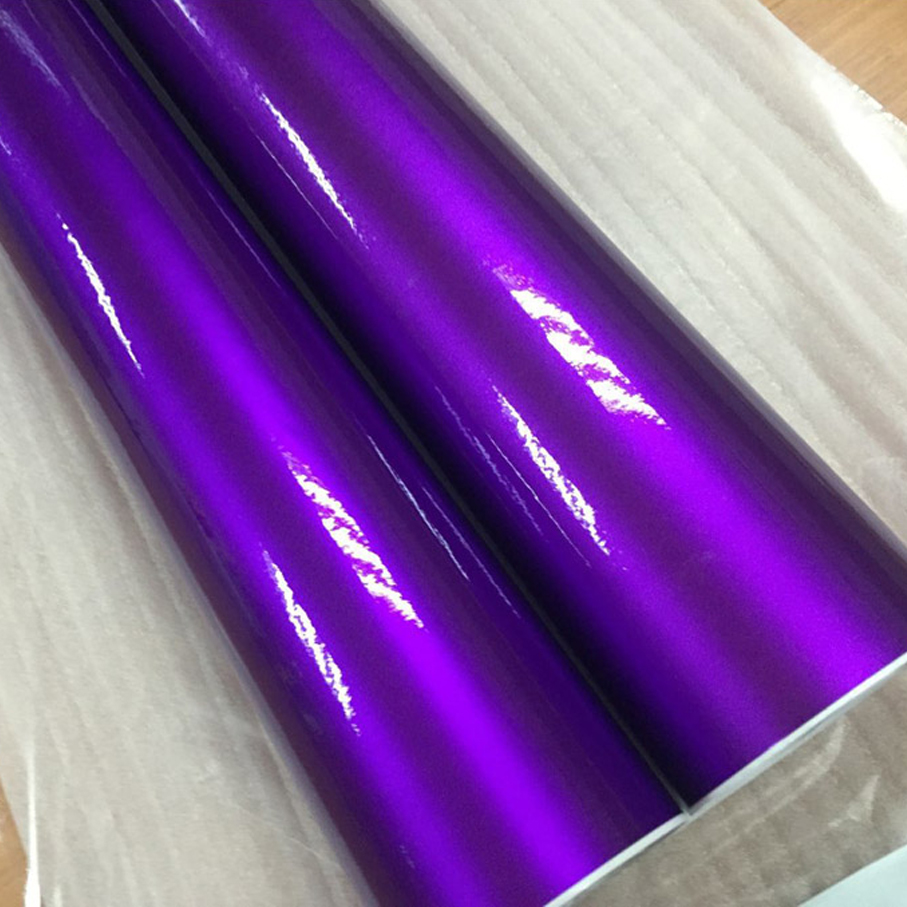 Premium Gloss Metal Candy Purp - Glitter Vinyl Roll recension och pris