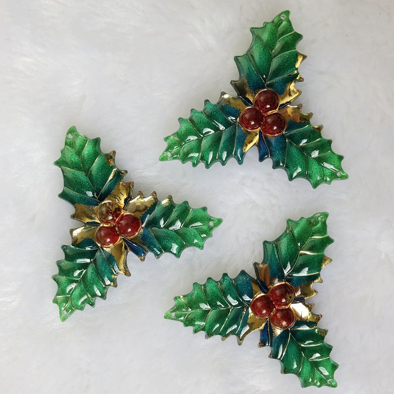 8PCS 40x41mm Resin Christmas L - Embellishment Glue Craft recension och pris