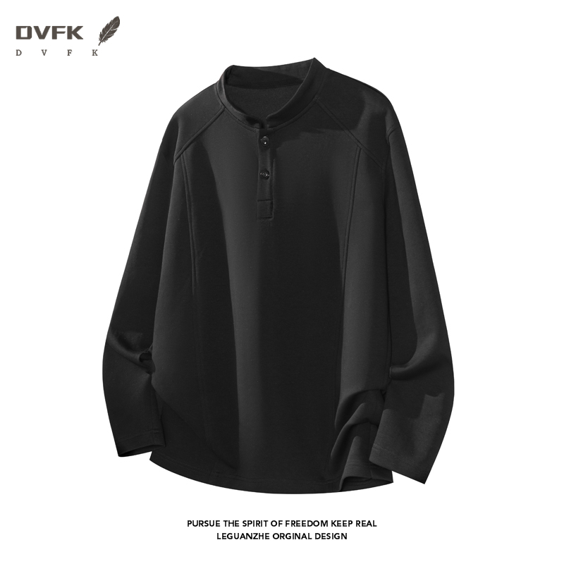 Men Raglan Sleeve Henley Long  - Embellish Knit recension och pris