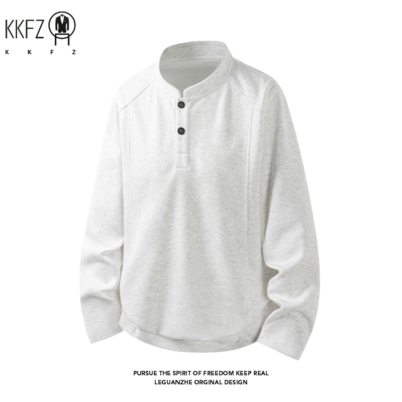 Male Raglan Sleeve Henley Pull - Embellish Knit recension och pris