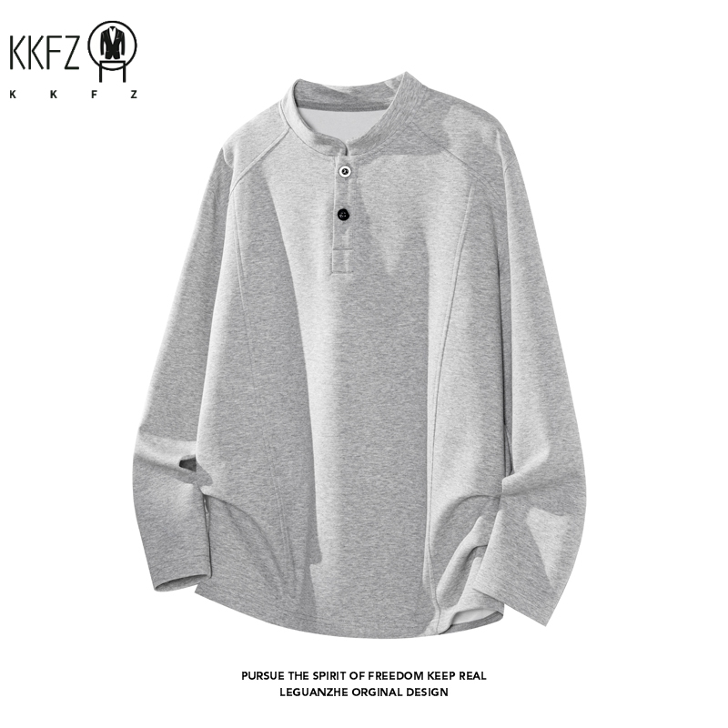 Male Raglan Sleeve Henley Pull - Embellish Knit recension och pris