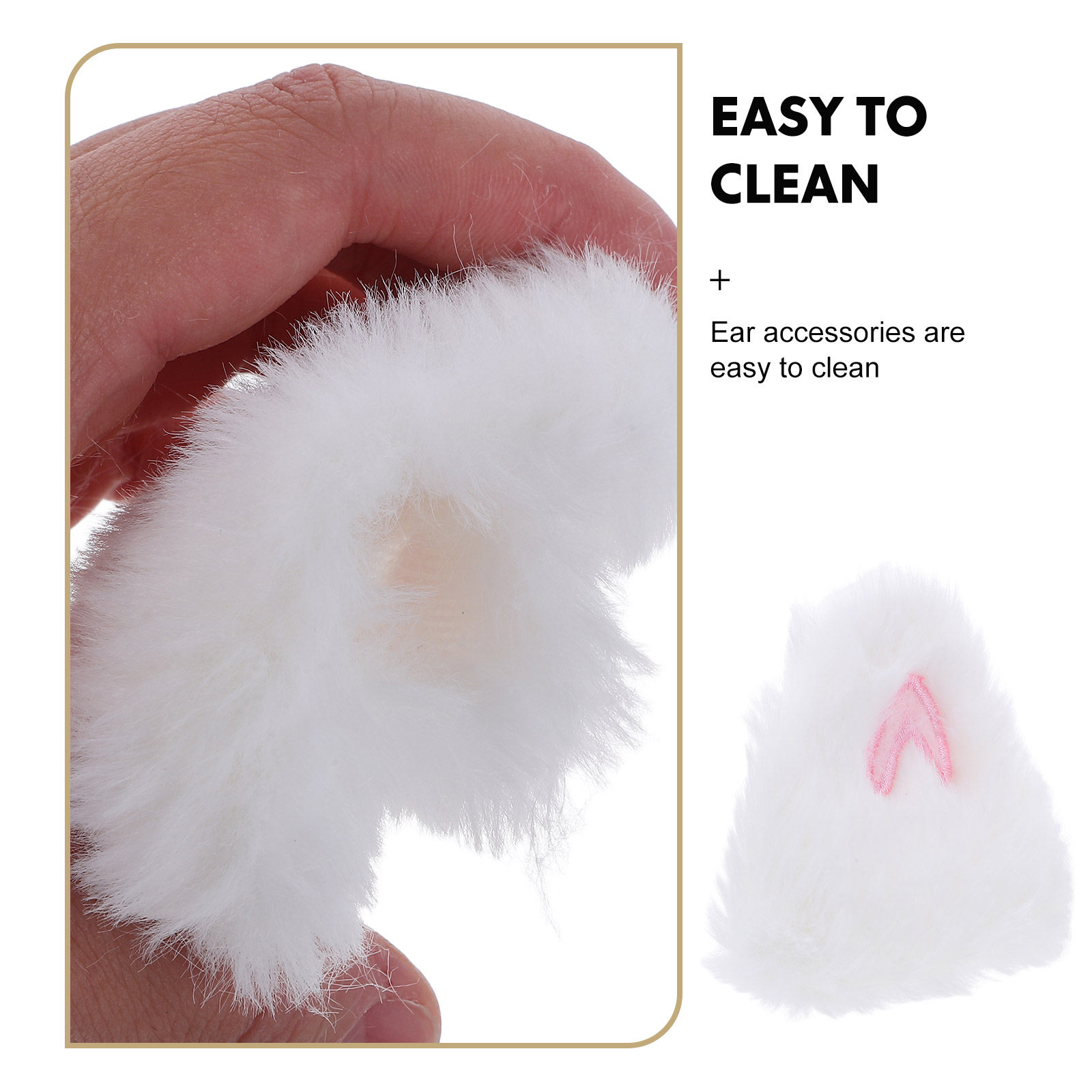 10Pcs Cute Bunny Ear Charms Vi - Craft Embellishments recension och pris