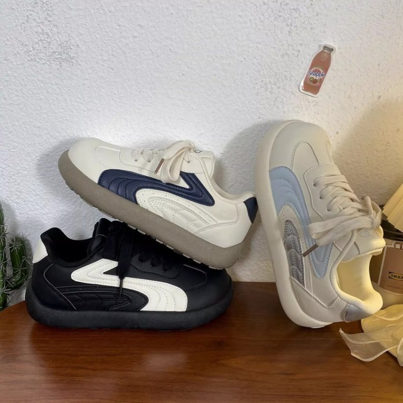 Vintage Women Chunky Sneakers  - Guipure Lace Panel recension och pris