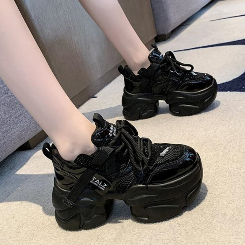 Women Mesh Chunky Sneakers New - Crystal Mesh Fabric recension och pris