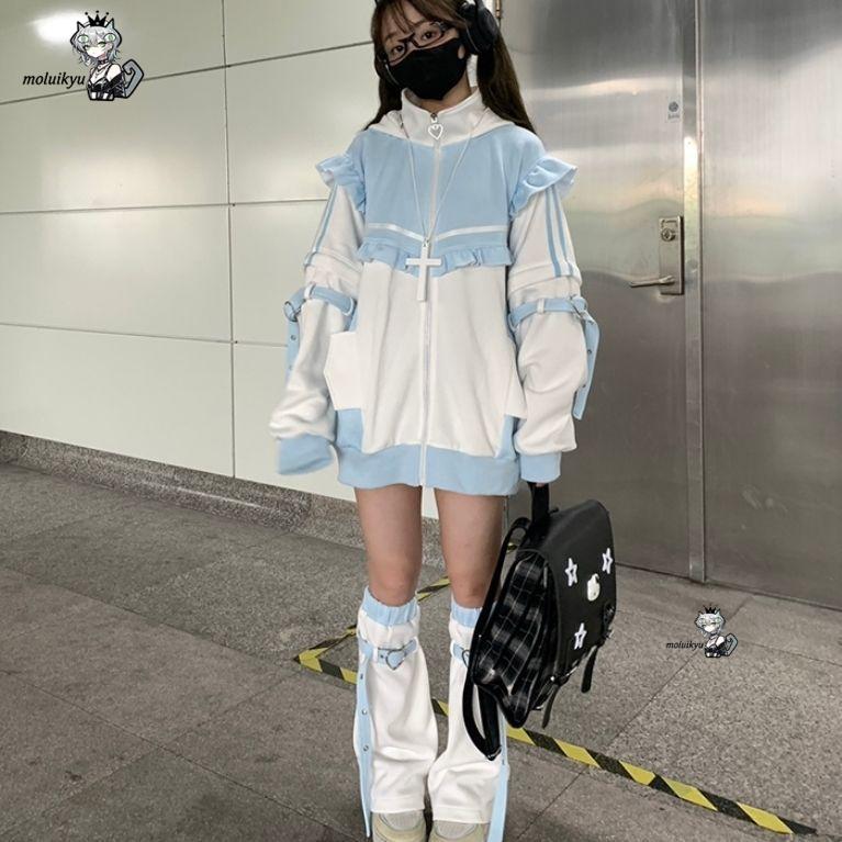 Y2K Kawaii Cat Ear Hoodie Wome - Embellish Knit recension och pris
