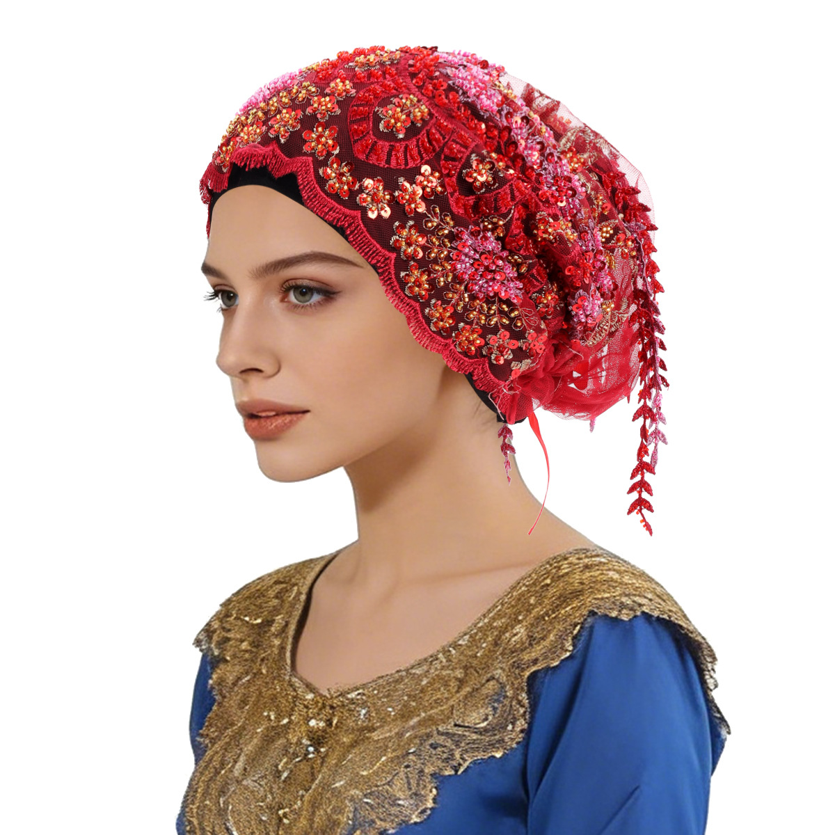 New Ethnic Tassel Headscarf Be - Tassel Fringe Trim recension och pris