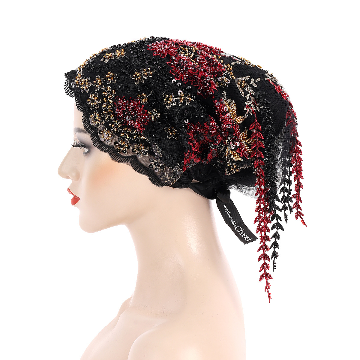 New Ethnic Tassel Headscarf Be - Tassel Fringe Trim recension och pris